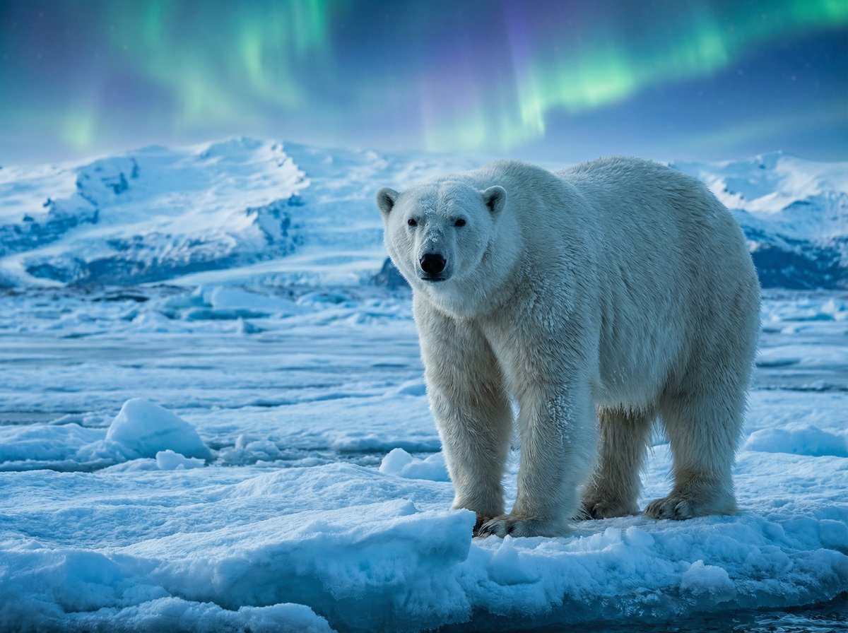 幼女漫画北极熊极光视频